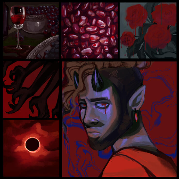 Illustrated Character Mood Board - W 2023